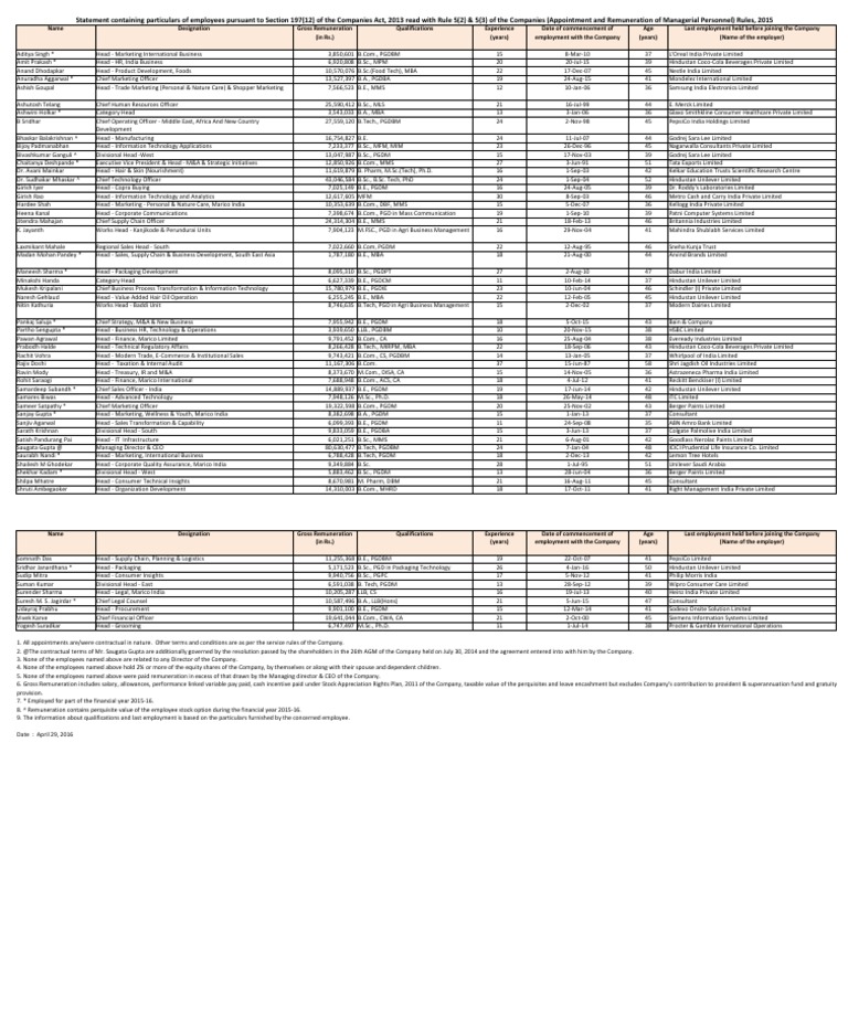 Employee Compensation and Qualifications Report | PDF | Employee ...
