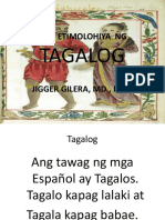 Ang Etimolohiya NG Tagalog