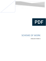 Scheme of Work: English Form 4
