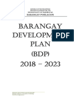 Barangay Development Plan (2018 - 2023)
