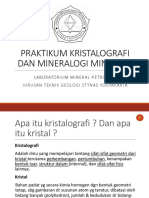 Praktikum Kristalografi Dan Mineralogi Minggu 1