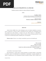Relacao Terapeutica Na Psicose
