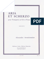 Aroutunian, A. - Aria Et Scherzo PDF