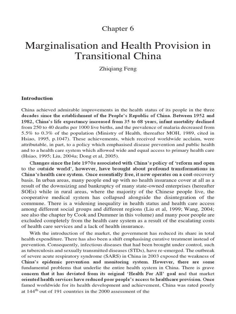 China's Health Inequality Shift | PDF | Health Care | Hospital
