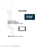 SDV1102-B: Model No. Operating Instructions