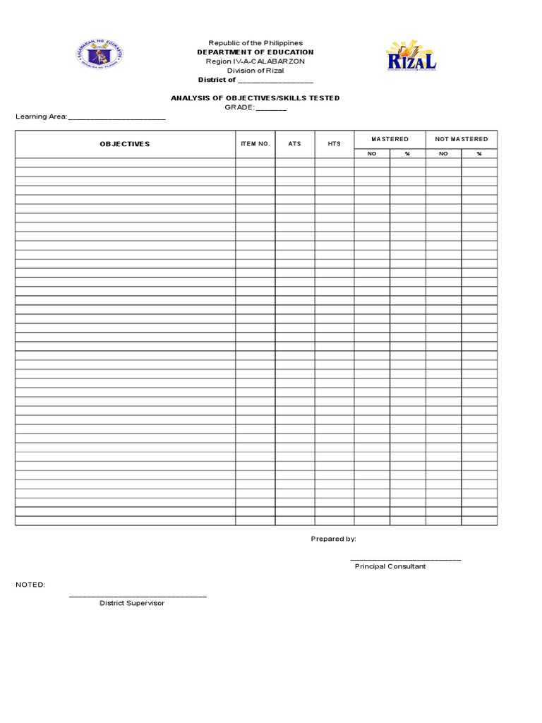 Loa Forms | PDF | Behavior Modification | Quality Of Life