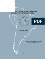 Catalogue of Focal Mechanisms of Peruvian Earthquakes