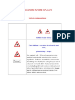 Indicatoare Rutiere Explicate