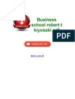 Business School Robert T Kiyosaki PDF