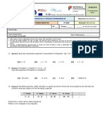 Teste Matemática 9º Ano