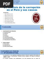 Un Análisis de La Corrupción en El Perú y Sus Causas