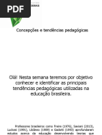 Concepções e Tendências Pedagógicas