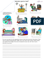 Support Sentences For An Opinion Paragraph About Television PDF
