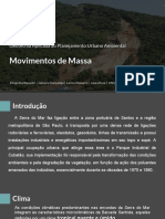 Movimentos de massa Serra Mar