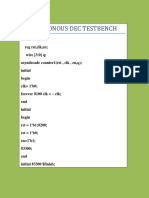 Asy Dec - Tsest Bench