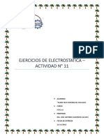 Actividad #11 - Electrostatica