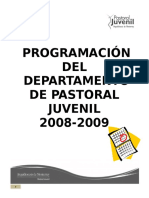 Programacion_2008-2009 Pastoral Juvenil