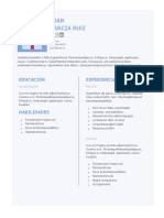 Plantilla CV 11 Gratis InfoJobs