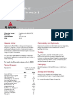 Hydrobromic Acid (48% Solution in Water) : General & Use: Flammability and Explosivity