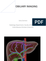 Hepatobiliary Imaging: Sony Sutrisno Radiology Department, Faculty of Medicine Krida Wacana Christian University