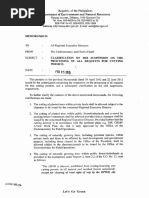 (Memo 2013-74) Clarification On Moratorium On Tree Cutting Permits PDF