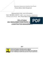 CMB 1 - Sistem Manajemen Keselamatan Kesehatan Kerja Proyek (SMK3) PDF