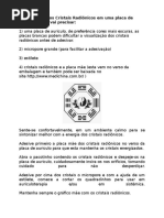 Adesivando Os Cristais Radiônicos