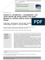 CHEN, Analysis of a-lactalbumin-, B-lactoglobulin-, And