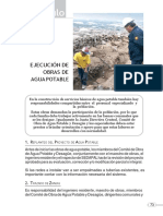 Capítulo: Ejecución de Obras de Agua Potable