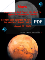 Mars comes closer than ever in August 2006