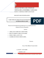 Carro Teleoperado Por Bluetooth Con Partes Recicladas. Brayan Bravo. Jairo Arellano. Alex Mora. Jhoe Zambrano.