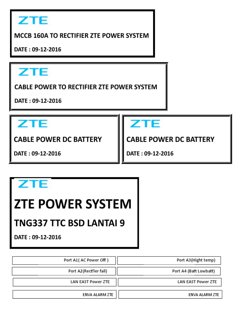 Label Tsel TCC BSD Lantai 9 | PDF