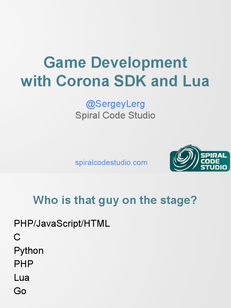 Game Development with Corona SDK & Lua | PDF | Unity (Game Engine) | Ios