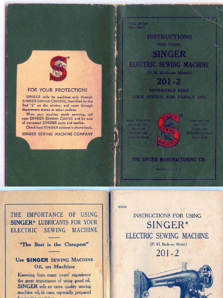 Singer 201-2 PDF | PDF