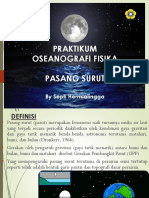 OSEANOGRAFI PASANG SURUT