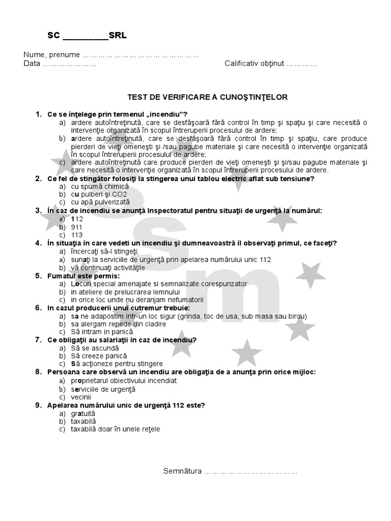 Test Psi | PDF