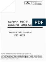 Promax Pd-693 Digital Multimeter