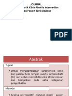 Jurnal Mata Clinical Characteristics of Intermedian Uveitis in Adult Turkish Patients