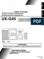 Manual JVC Ux-G45