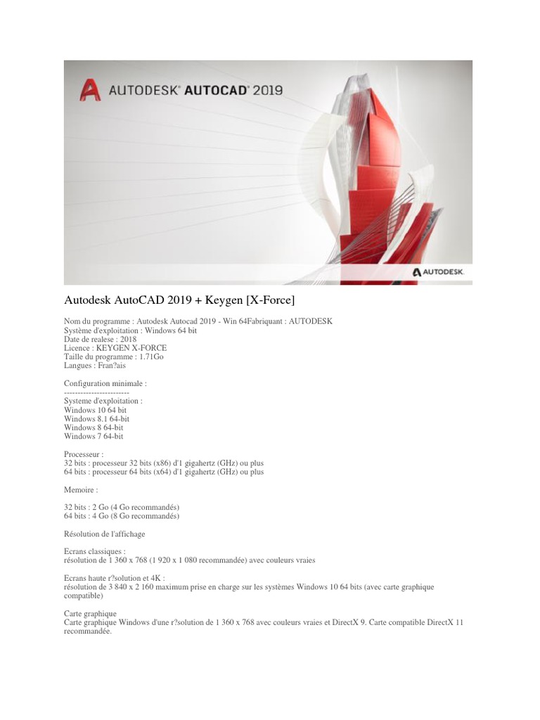Autocad 2019 Crack Xforce 32 Bit