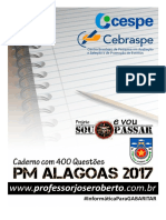 Caderno com 400 Questões - PM Alagoas 2017 (CESPE).pdf