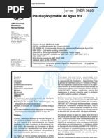 ABNT NBR 5626_1998 - Instalação predial de água fria