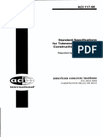 ACI 117-90 - Stand. Spec. for Tolerances for Concrete Constr.PDF