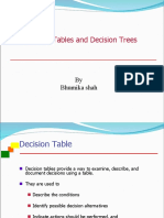 Decision Tables and Decision Trees: by Bhumika Shah