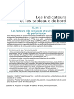 Les Indicateurs Et Les Tableaux de Bord