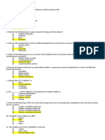 Brain and Cranial Nerves Quiz