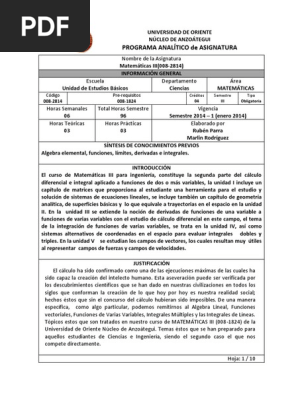 Programa Asignatura Udo Anz 0082814 Matemc3a1ticas Iii