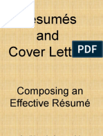 Composing Resumes and Cover Letters