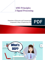 Digital Signal Processing Introduction Part