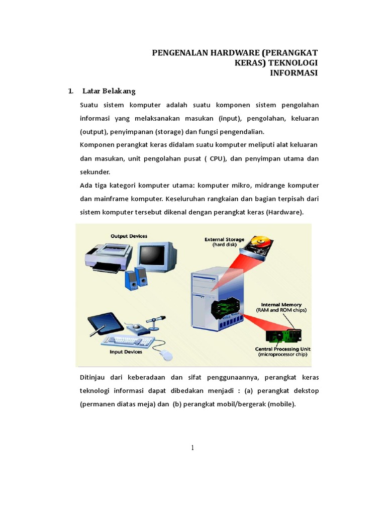 Pengenalan Hardware Praktikum | PDF